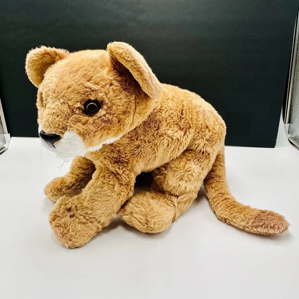 Vintage Wild World MGJ Plush Lion Stuffed Animal Tiger Cub 14